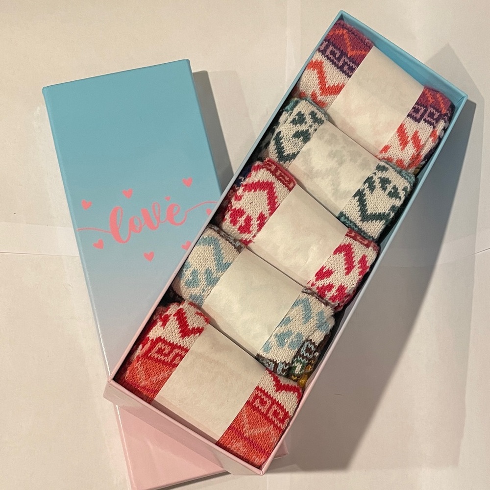 LOVE Gift Set of Colorful Socks NWT